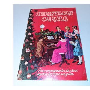 Vintage 1964 Christmas Carols Karl Schulte & Ernest Barth Large SC  Whitman VGC
